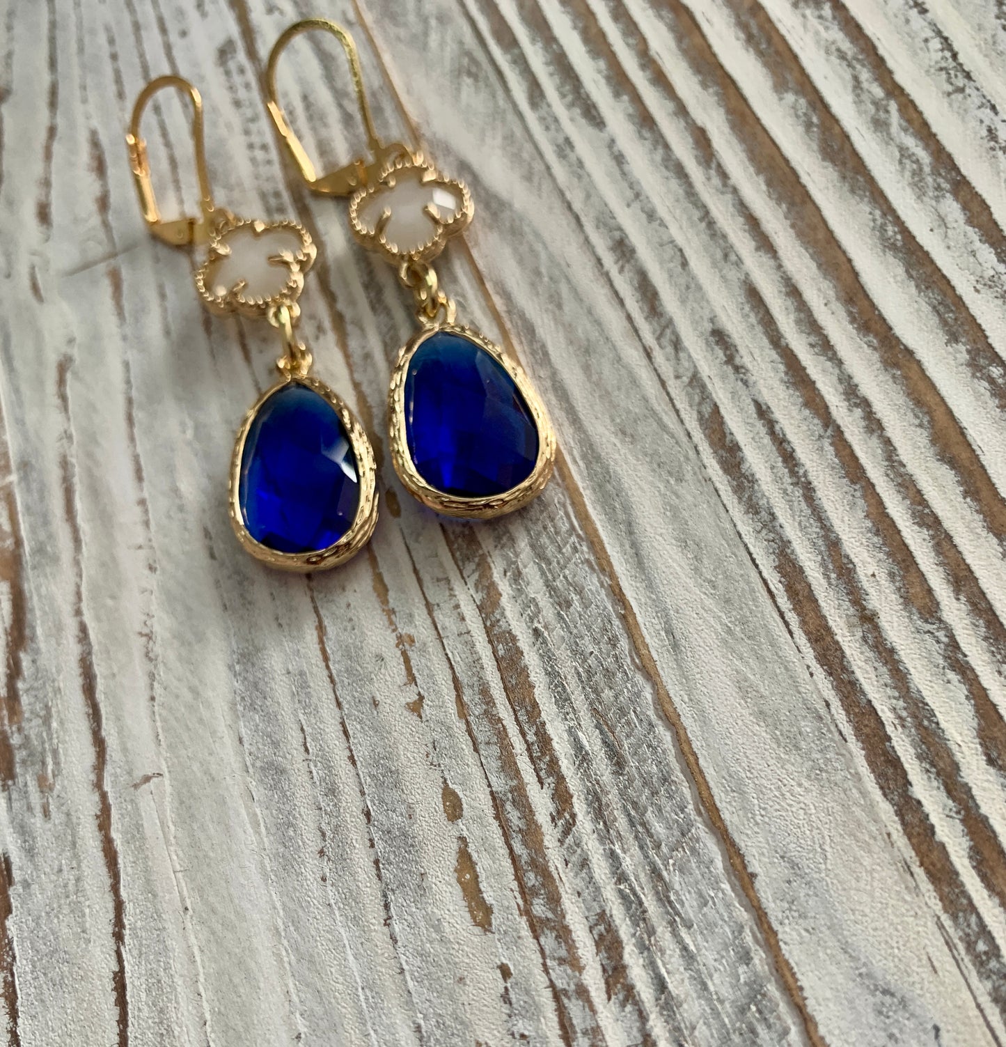 Chloe Clover Drop Earrings