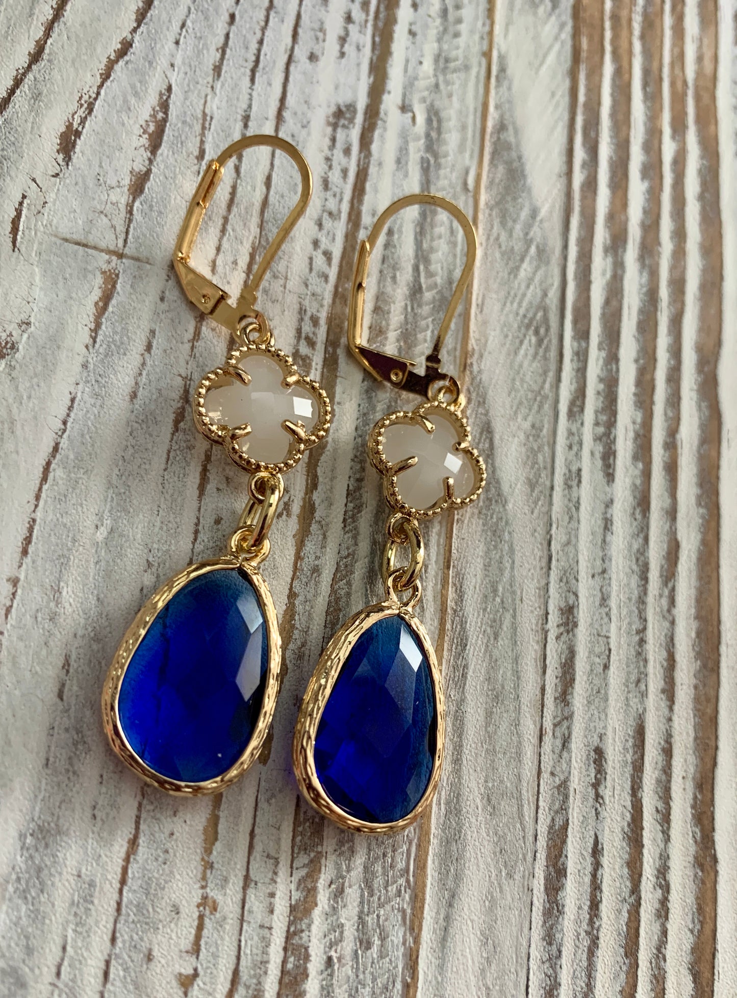 Chloe Clover Drop Earrings